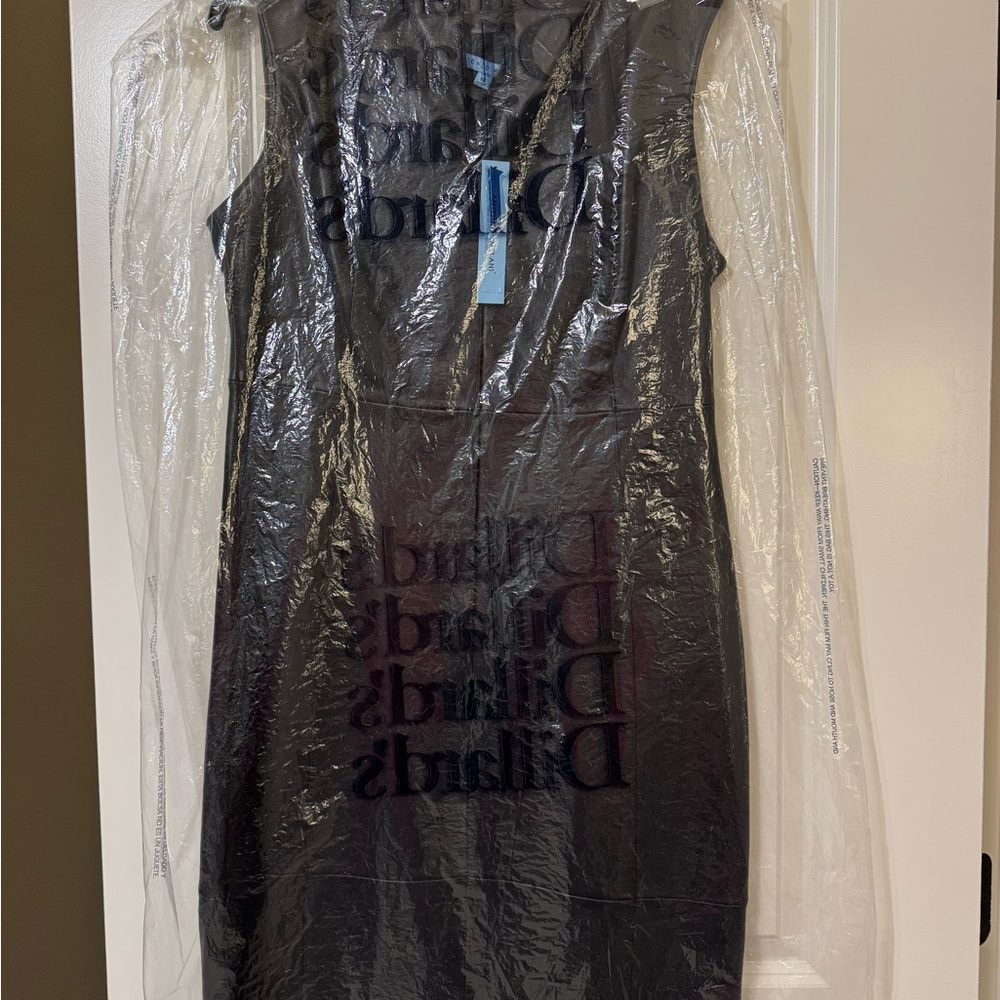 ✨ Brand New Ladies ANTONIO MELANI Black Leather Dress size 10 ✨ - Picture 12 of 16